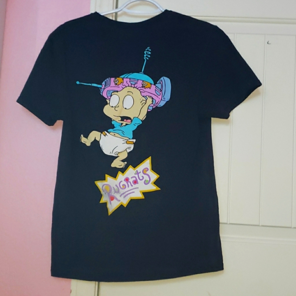 Rugrats simple black tee